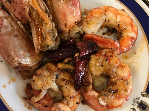 激うま☆彡ピリ辛ガーリックシュリンプ